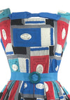 Late 1950s Matchbox Novelty Print Dress - New!