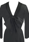 Vintage 1950s Lilli Ann Black Sheath Dress- New!