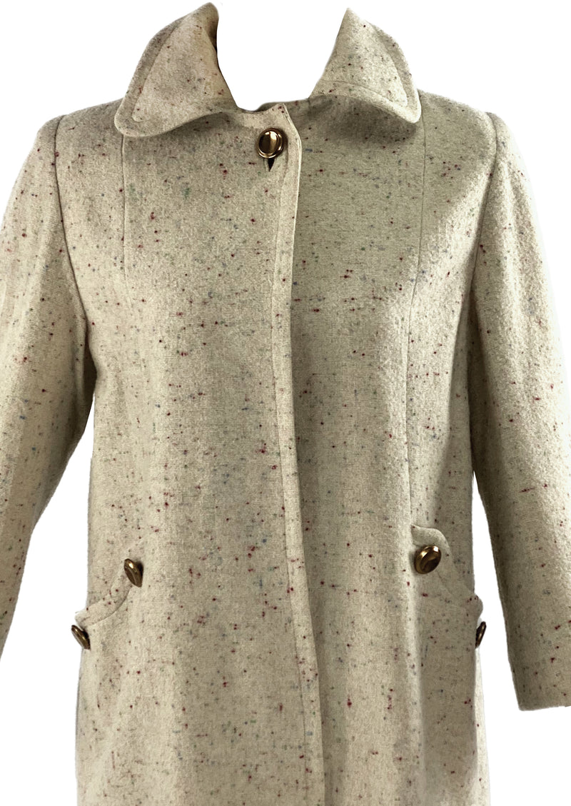 Vintage 1940s Oatmeal Swing Jacket - NEW!