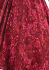 Late 1950s to Early 1960s Pink Floral Gilden Designer Dress- New!