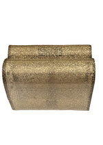 Vintage 1950s Gold Glitter Lucite Purse- New!