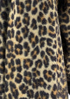 Vintage 1960s Faux Leopard Car Coat - New!