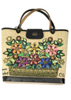 Vintage 1960s Edith Collins Jewelled Canvas Handbag - New!