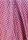 1950's Purple & Black Flocked Party Dress Ensemble - New!