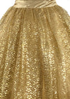 Vintage 1950s Gold Lace Dress with Lamé - New! (SOLD)