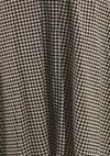 1970s Brown & White Houndstooth Horrockses Designer Dress- New!