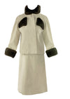 Vintage 1940s Cream Wool Three Piece Suit- NEW!