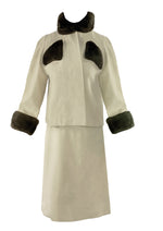 Vintage 1940s Cream Wool Three Piece Suit- NEW!