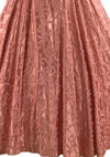 Striking 1950s Silk Satin Ceil Chapman Designer Dress- New!