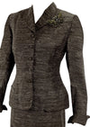 Stunning Vintage 1940s Brown Flecked Suit - New!