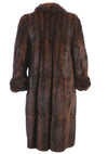 Original 1950s Lush Mahogany Mink Full Coat