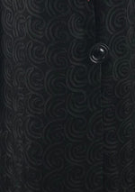1920s Art Deco Black Wool Soutache Coat - New!