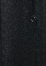 1920s Art Deco Black Wool Soutache Coat - New!