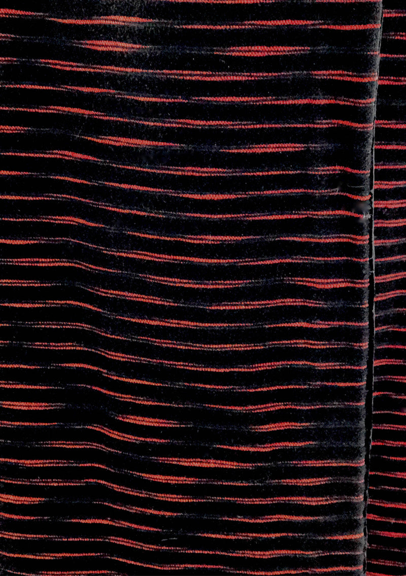 1950s Couture Lilli Ann Black and Red Wool Clutch Coat- New!