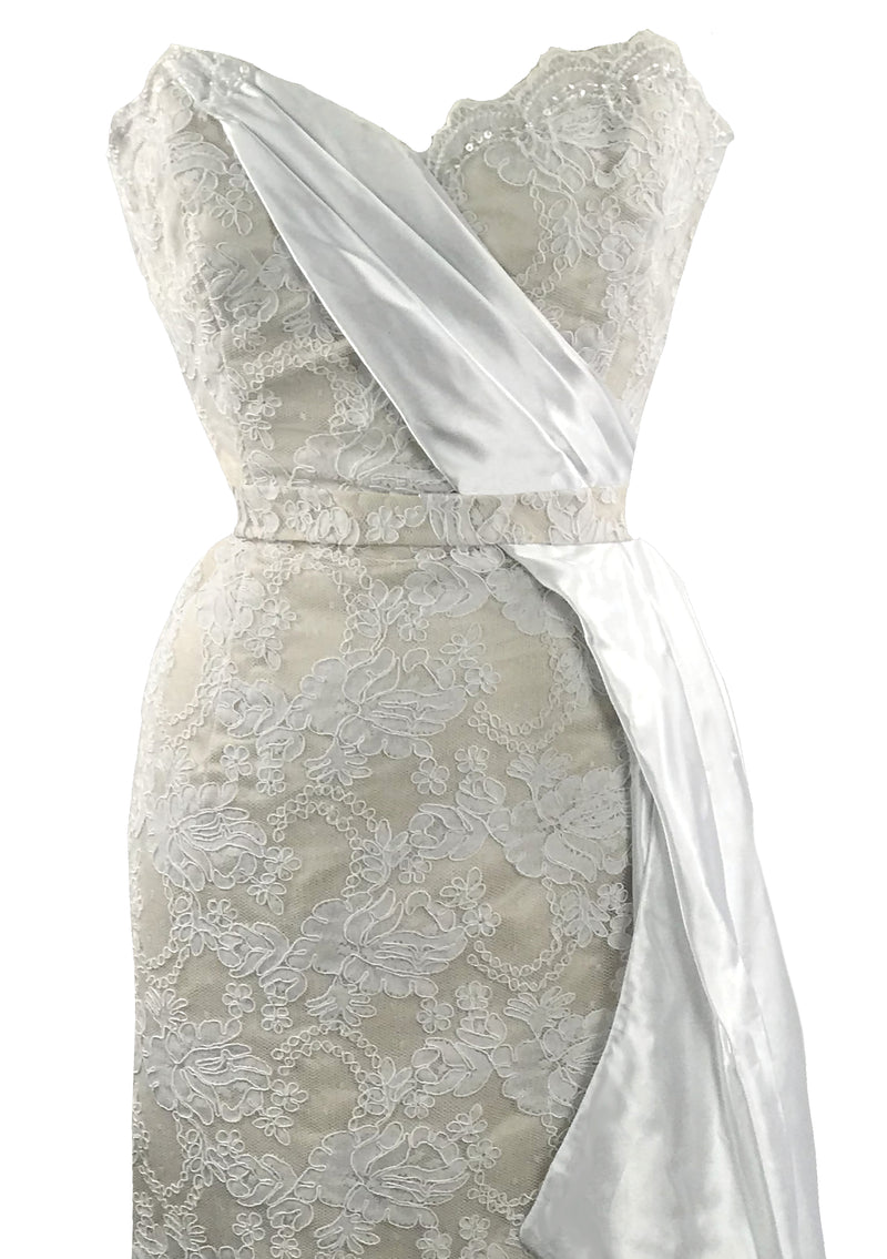 Recreation of Marilyn's Ivory Lace Gown- New!