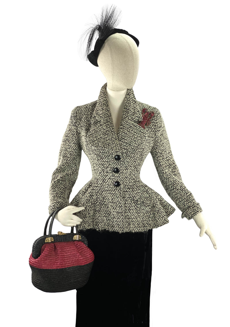 Sophisticated 1950s Lilli Ann Designer Jacket- New!