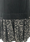 Early 1960's Black Velvet Bombshell Lilli Diamond Dress - New!