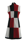 1960s Mod Red, Black & White Mondrian Style Dress - New! (On Hold)