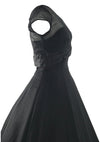 Vintage 1950s Black Organza Dress - New!