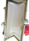 Vintage 1950s Pink Rose Applique Handbag - New! (Layby)