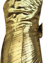 Amazing Travilla Designer Gold Marilyn Gown  - New!