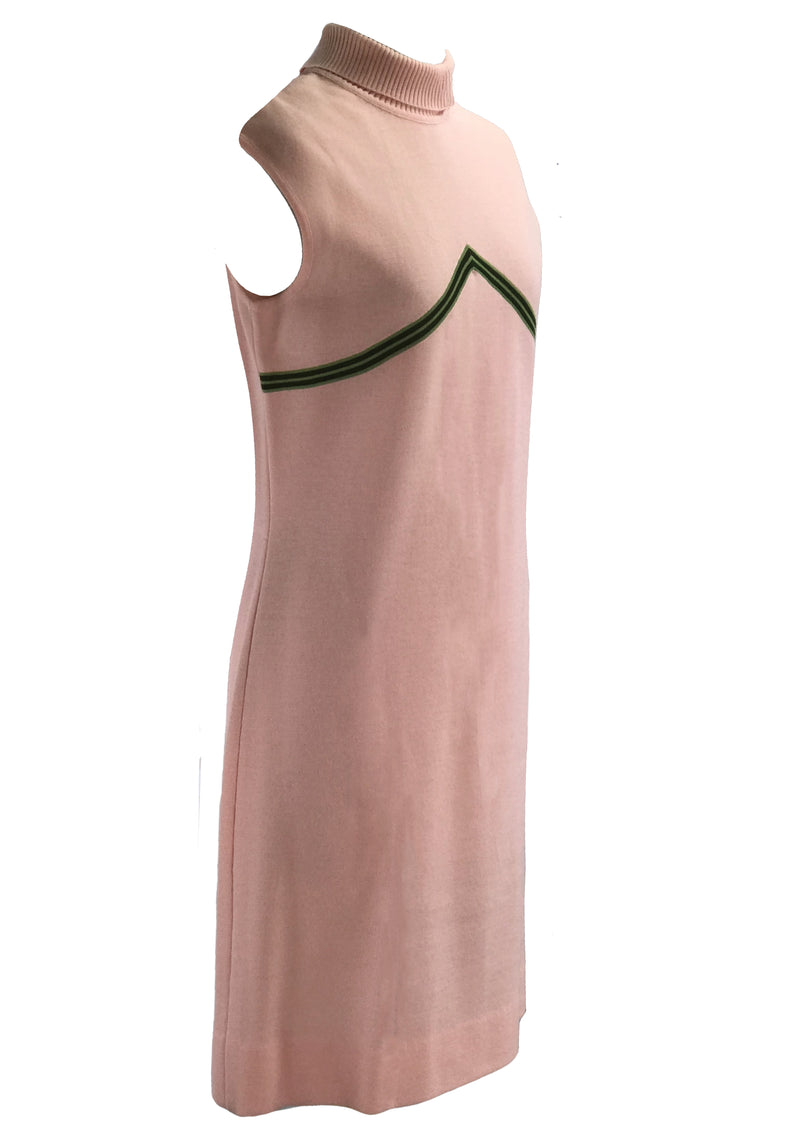 Quality 1960s Avocado Green & Pink Ensemble- New!
