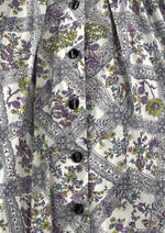 Late 1950s to Early 1960s Lilac Sprig Floral Sundress - NEW!