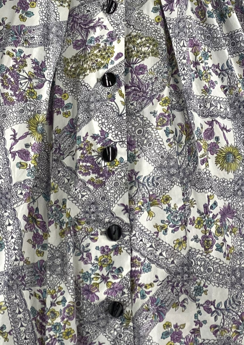 Late 1950s to Early 1960s Lilac Sprig Floral Sundress - NEW!