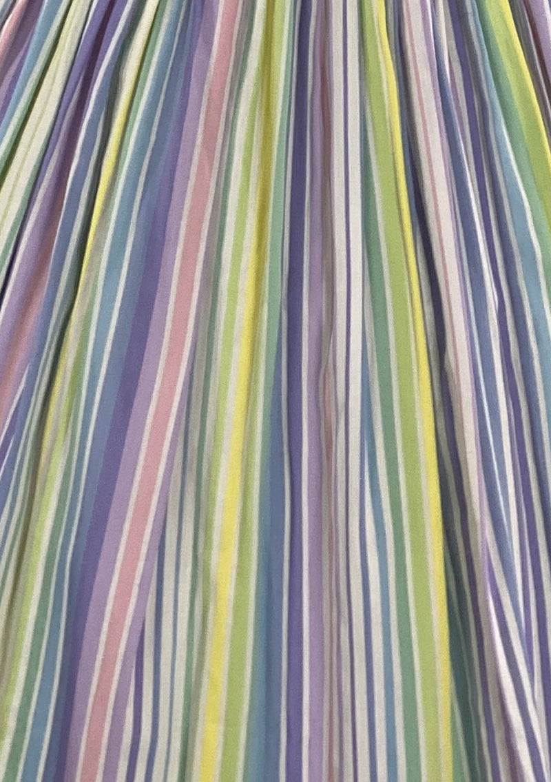 1950s Candy Stripe Designer Dress Ensemble- New!