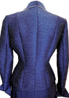 Wonderful Couture  1950s Blue & White Flecked Lilli Ann Suit- New!