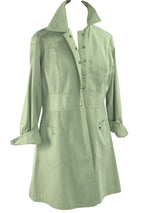 Vintage 1970s Celery Green Lightweight Coat - New!