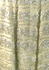 1960s Ivory Net Sequinned Designer Party Dress - New!