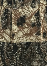 Vintage 1950s Graphic Print Cotton Sundress - New!