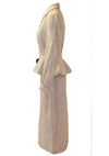 Couture 1950s Oatmeal Textured Wool Lilli Ann Suit - New!