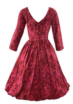 Late 1950s to Early 1960s Pink Floral Gilden Designer Dress- New!