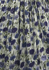 Vintage 1950s Blue Carnations Cotton Dress- New!