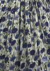 Vintage 1950s Blue Carnations Cotton Dress- New!