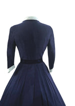 Vintage 1950s Navy New Look Dress- New! (ON HOLD)