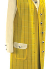 Vintage 1970s Golden Yellow and Cream Wool Ensemble - New!