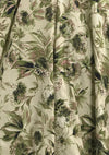Vintage 1950s Cross-Over Neckline Floral Dress - New!