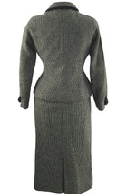 1950s B&W Houndstooth Designer Suit- New!