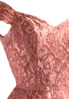 Striking 1950s Silk Satin Ceil Chapman Designer Dress- New!