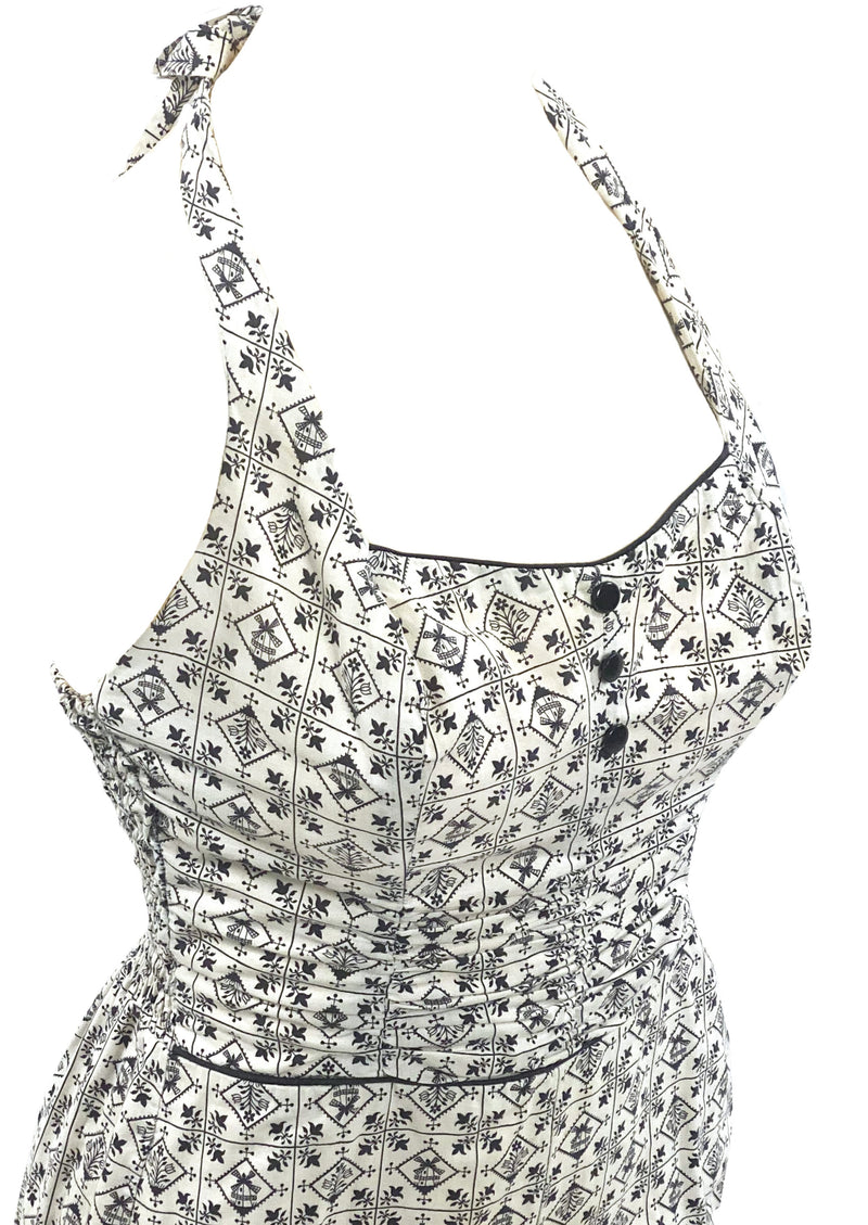 Vintage 1950s Play Set Swimsuit with Matching Skirt- New!