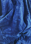 Vintage 1920s Sapphire Blue Velvet Cape - New!