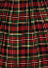 Late 1950s to Early 1960s Red and Green Tartan Dress  - NEW!