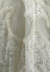Late 1950s Ivory Tulle & Lace Party Dress  - New!
