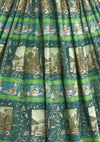 Late 1950s Scenic French Novelty Print Cotton Dress- New!