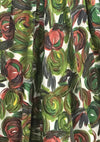 Late 1950s Abstract Floral Cotton Dress- New!