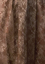 Late 1950s Mocha Lace Emma Domb Designer Party Dress - New!