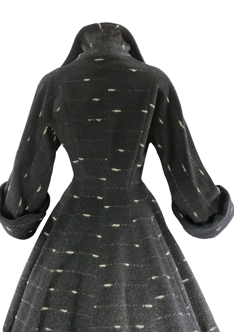 Vintage 1950s Lilli Ann Designer Wool Princess Coat- New!